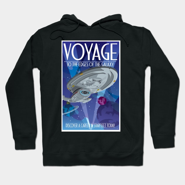 Voyage To The Edges Of The Galaxy Hoodie by CuddleswithCatsArt